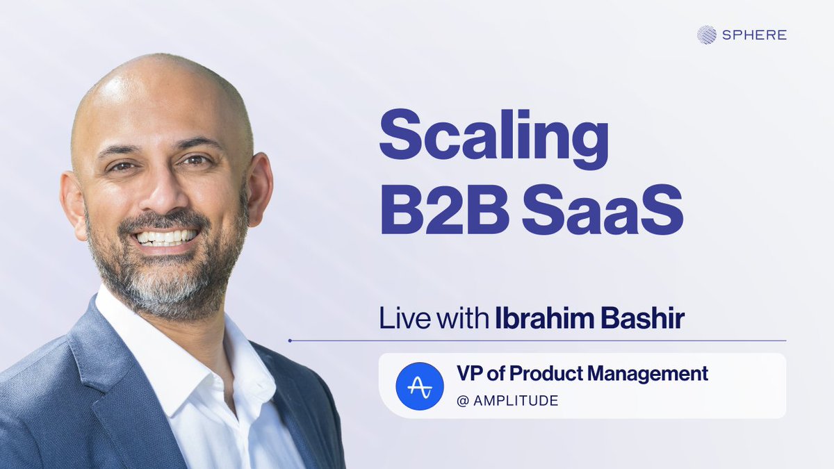 Scaling B2B SaaS is back! One month from today, <a href="/ibscribe/">ibrahim</a> will lead the first session.

If you want to learn how to craft a strategy and tactics to scale your B2B product, this course is for you!

Learn more and register: ow.ly/V4EH50MKOiF

#b2b #business #leadership