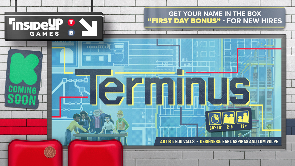Attention City Planners! Get ready for the Terminus, a subway-building game for 2-5 players coming to Kickstarter later this spring! 🚇

Vist the pre-launch page and click "Notify me on Launch" to be the first to know when the campaign goes live.

kickstarter.com/projects/insid…