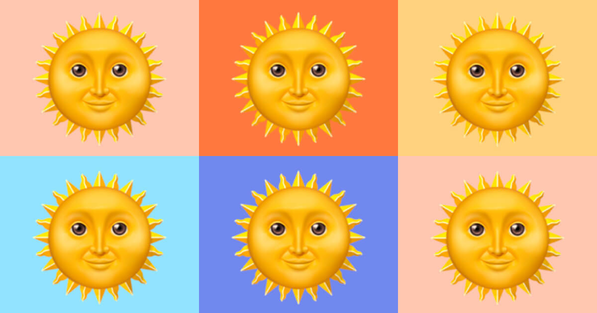 sweetyhigh on Twitter "What does the 🌞 emoji mean?