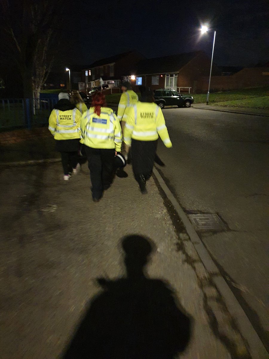 Aldridge PCSO's joined Shire Oak StreetWatch group this evening for a patrol of the vicinity 
#communitypolicing
#safercommunities