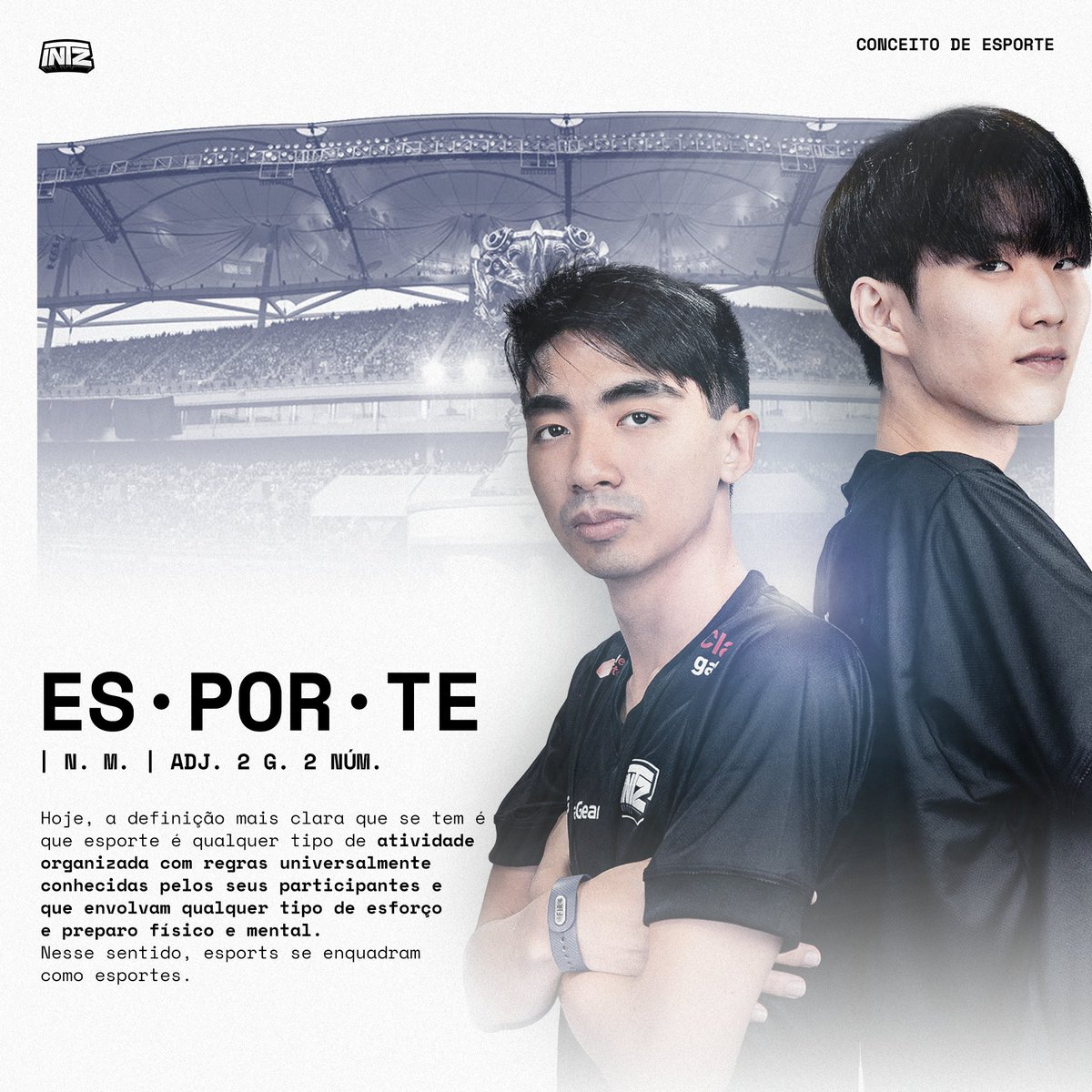 Afinal, esports são esporte? 

Esportes Eletrônicos por definição dividem os mesmos conceitos dos Esportes Tradicionais, portanto, não existe um motivo para não serem considerados um esporte legítimo. A competição vai além do uso de esforço físico, mas também mental, disciplina.