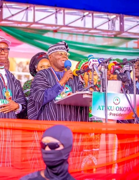 Auwalmuazu78's tweet photo. Benue stood still for @atiku as the PDP Campaign Rally holds in Makurdi.
#AtikuInBenue 
#RecoverNigeria https://t.co/I0wjU1gFAE