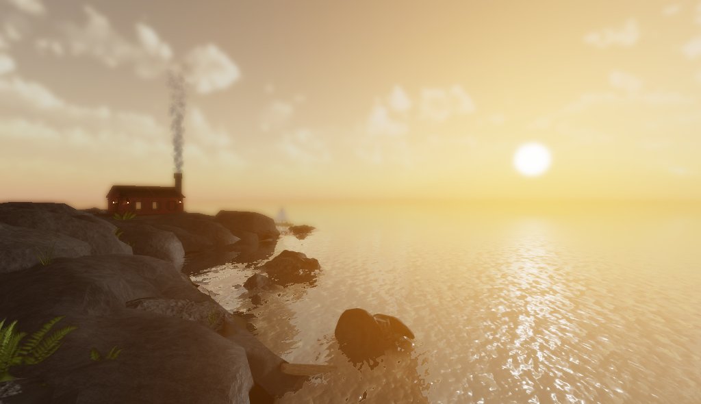 bubbatosh's tweet image. "Fishing Hut" #ROBLOX #RobloxDev #background love this one