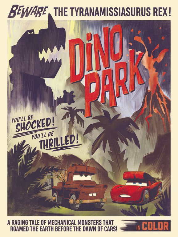 Race back to the Cartaceous period! 🦖 #CarsOnTheRoad, now streaming only on @DisneyPlus!