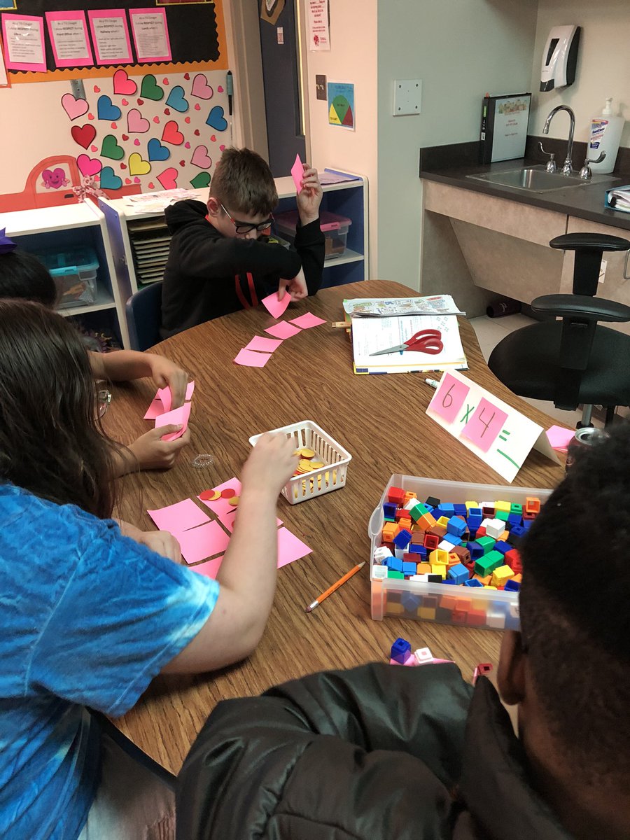 MrsT_APE's tweet photo. My amazing scholars working on repeated addition!!! They have been growing so much! @AmberNaylor11 @Nannewt  @TStudentsupport https://t.co/3PrDiSwFVx