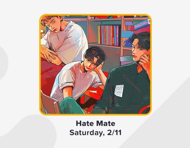 Hatemate will be launched soon! @tapas_app #TapasMedia