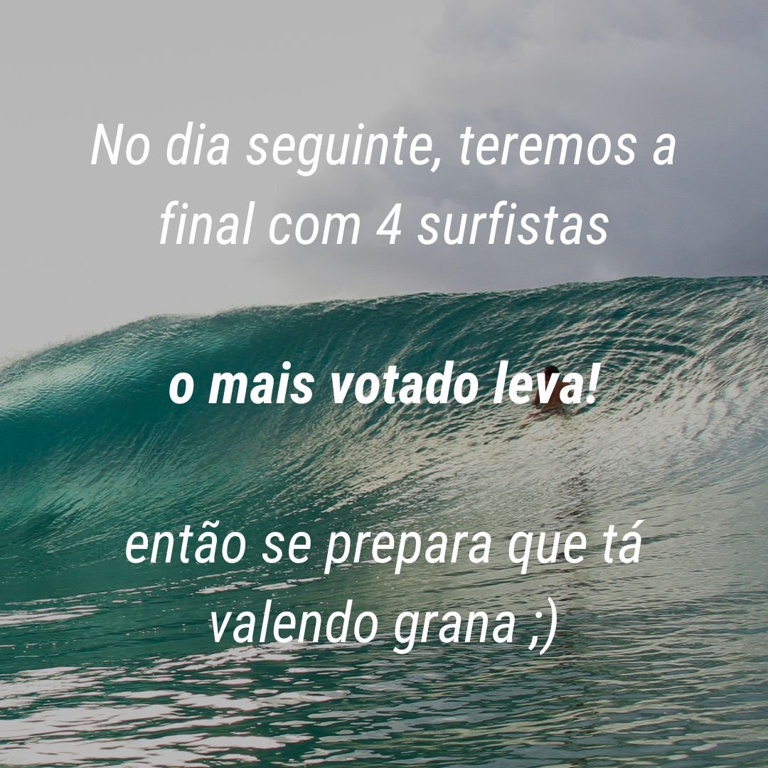 SurfguruPro's tweet photo. Are you nervous? The winner is decided by the crowd ans takes 0,1 #ethereum home

Share it with your friends, family and whoever (or wahtever) it’s necessary to reach the title

@patrick thamberg
📷michele roth

#SurfguruAvisou #AltasOndas #SurfguruPRO #Surfguru #web3 #blockchain https://t.co/w47wI8sgSX