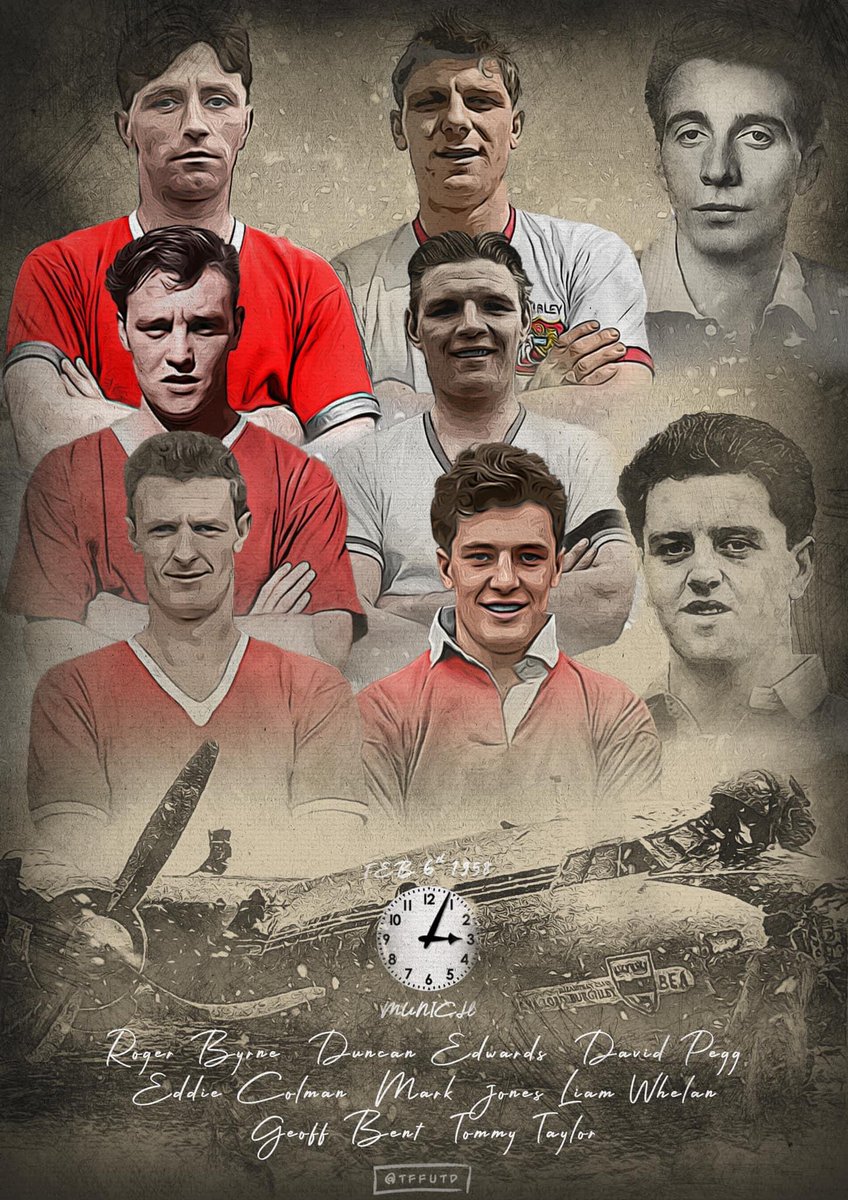 Remembering those who perished at Munich 🔴⚪️⚫️

🌹 Gone but never forgotten 🌹

#FlowersOfManchester