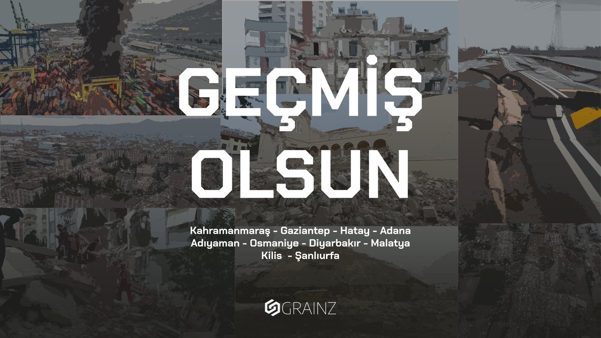 grainzeth's tweet photo. Tüm Türkiye'ye geçmiş olsun 🇹🇷

Depremde hayatını kaybedenlerin yakınlarına başsağlığı, yaralılara acil şifalar diliyoruz. https://t.co/X27s4LNFR4