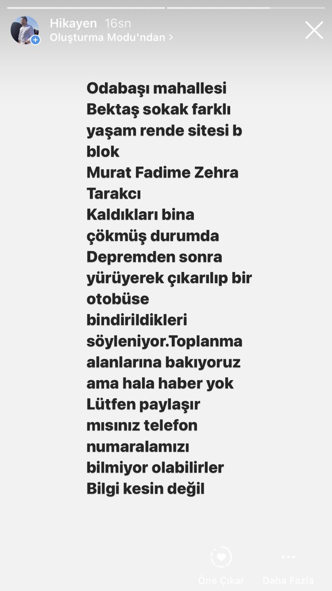 TarakcBurakhan's tweet photo. @haluklevent @ahbap  @otukosusu @gutitoli @HatayValiligi @DepremDairesi @AFADHatay @1VolkanDEMIREL https://t.co/Evobd593r0