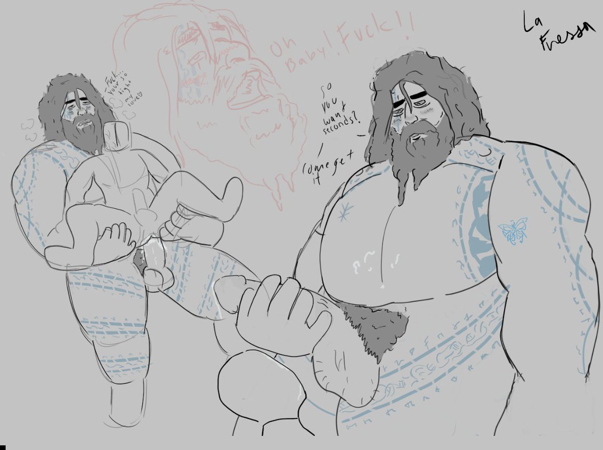 Athorsimp's tweet photo. Damn it took me a while to post again on here lol. I'm still trying to learn a more cartoonish style but I think I have found my groove. 
#Thor #godofwar #GodofWarRagnarok
#thorgodofwar #GOW #NSFW
#nsfwart https://t.co/ltPbguYpLo