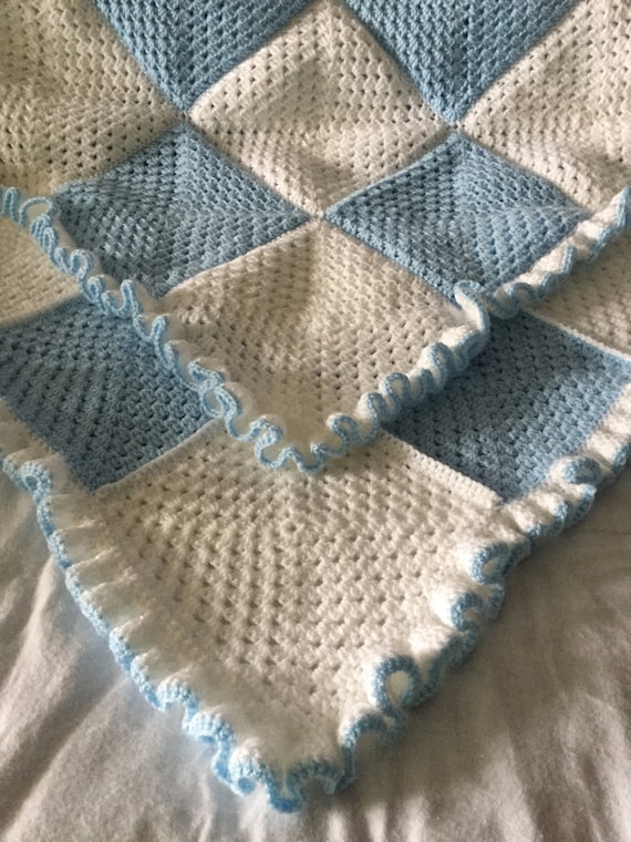 EtsySocial on Twitter "Crochet Baby Blanket, Crochet