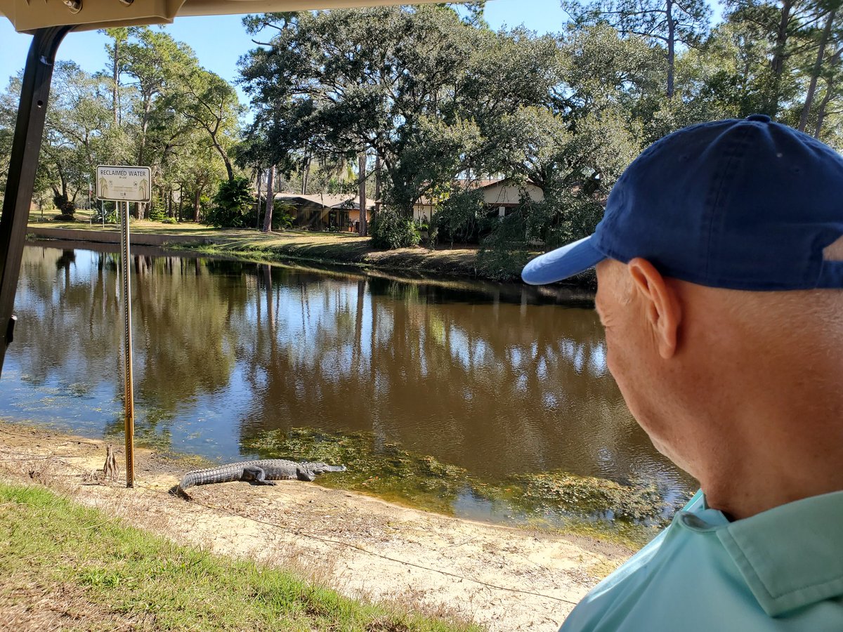Educational day in Tampa checking out new technology for our pumphouse..... and gators