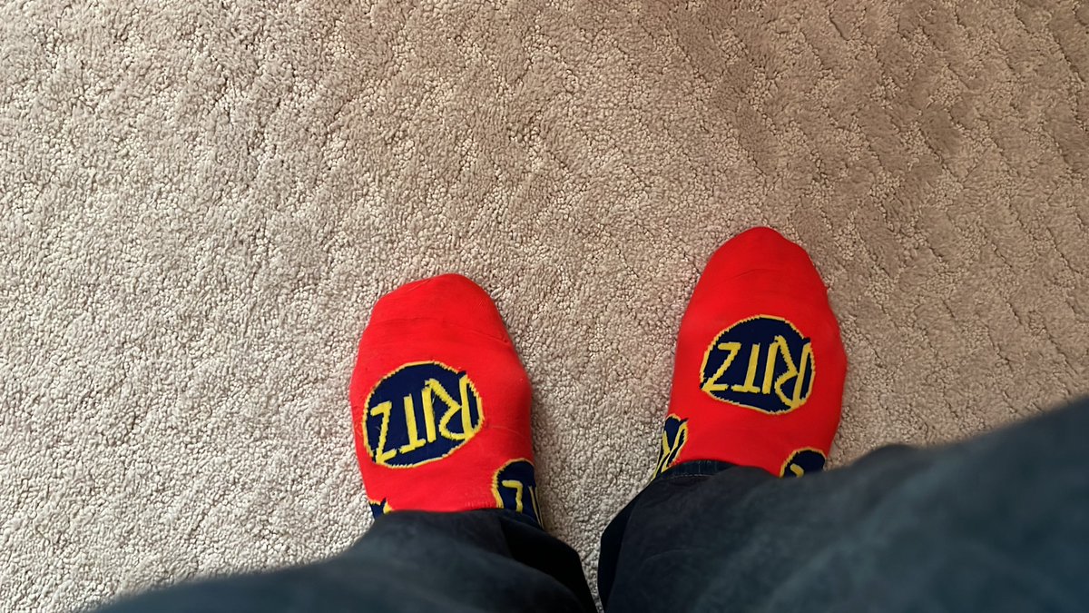 My goal in life is to become known as the guy with cool socks 😅