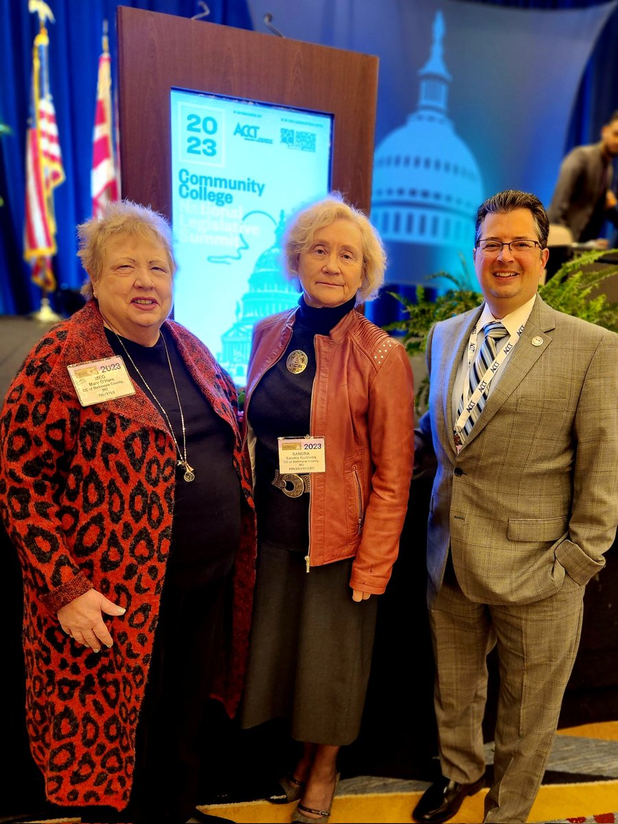 JDUrbach's tweet photo. Trustee advocacy for @CCBCMD isn't limited to the county seat and the state house. Happy to join Vice Chair Meg O'Hare and President @DrK_CCBC in dialog with our federal partners about the important role of our nation's community colleges. #NLS2023 https://t.co/ffkReVgW4P