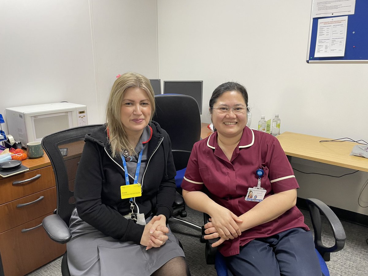 Zowie our new ADoAHPs and Janice our AHP frailty service lead meeting to discuss our WEHCP Fraility services and AHP workforce & Leadership today. UEC and CSS @NHSHarlow in creative collaboration @TeamCCCS @sharon_mcnally @nicejaus