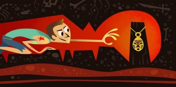 MaloGrant's tweet photo. Here is a piece of art that one of my friends created of me finding a #hiddenimmunityidol. This was from many years ago, but I just rediscovered it in some old files. Here’s hoping for #survivor45 @survivorcbs @JeffProbst https://t.co/g99BvhBLf7