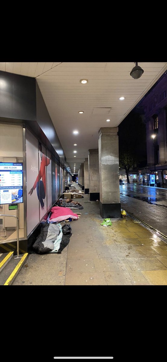 billy_ohanlon's tweet photo. London this morning. While we give up hundreds of hotels to asylum seekers. Disgrace https://t.co/u4sThm0whb