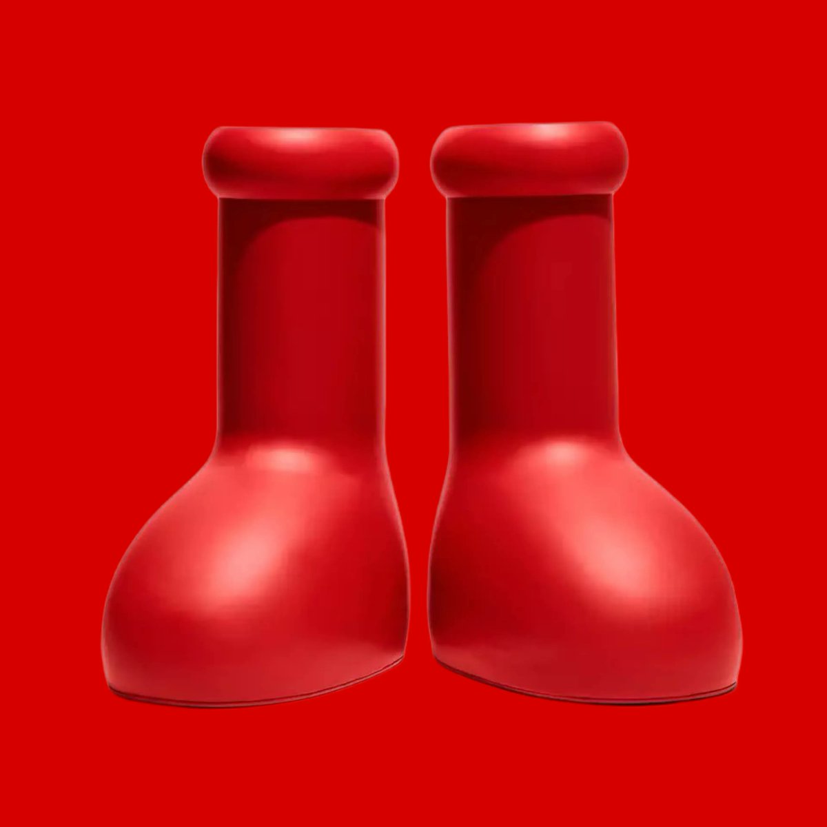 KicksFinder's tweet photo. FRESH LOOKS: MSCHF Big Red Boot

🗓️ February 16th, 11AM EST (MSCHF APP)
📝 N/A
💰 $350 USD
💵COP OR 🚮DROP? https://t.co/tOHe6qrCSw