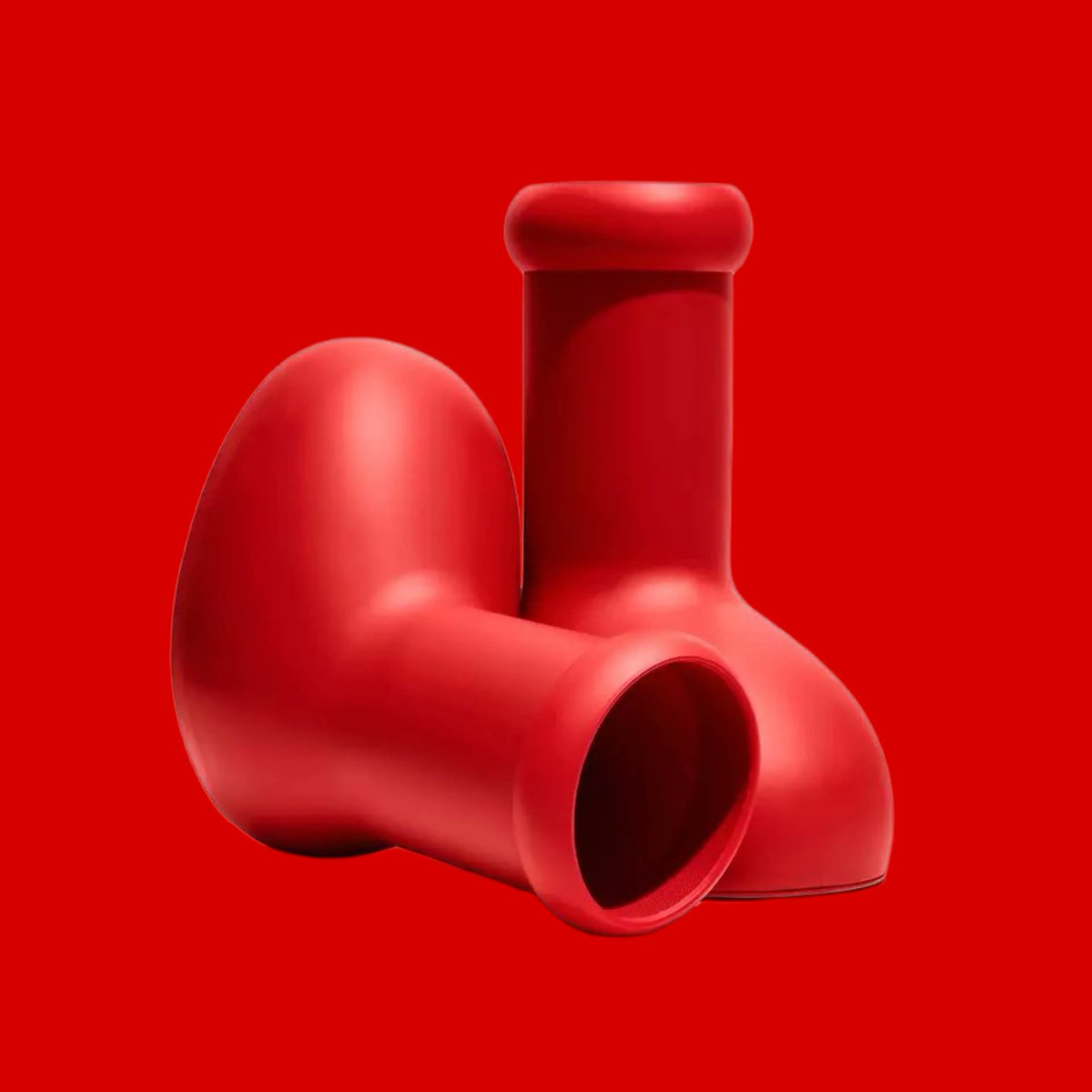 KicksFinder's tweet photo. FRESH LOOKS: MSCHF Big Red Boot

🗓️ February 16th, 11AM EST (MSCHF APP)
📝 N/A
💰 $350 USD
💵COP OR 🚮DROP? https://t.co/tOHe6qrCSw