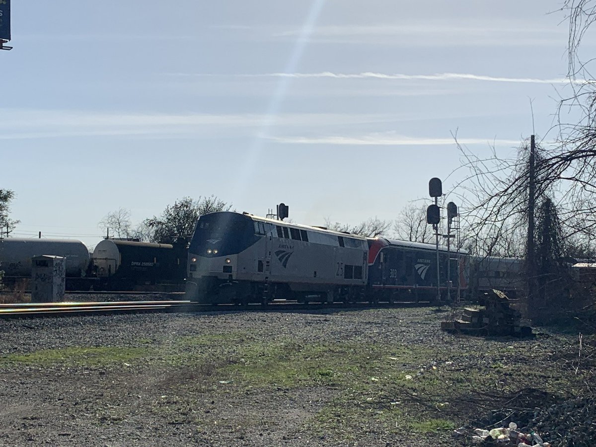 First run of <a href="/Amtrak/">Amtrak</a> qualifying run from New Orleans to Mobile <a href="/SouthernRailCms/">Southern Rail Cmsn</a> #Amtrak #yallaboard
