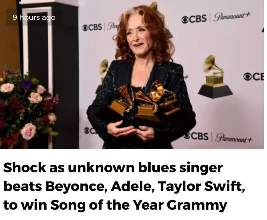 The plus side of this sad ass headline is that a whole mess of young people are about to discover why myself, and I guarentee the other #artists in this category; even started playing music in the first place 💯 If ya dont know, now you know ✊ #BonnieRaitt #GRAMMYs