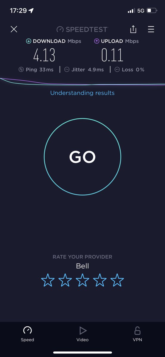 vjhache's tweet photo. @bellcanadalies @bell @Bell_Support is that what you call 5G?!? https://t.co/c4F0vdOjb3