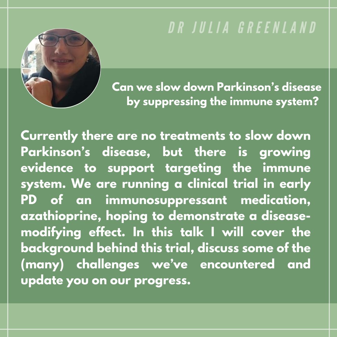 CamBrainCNS's tweet image. ❗️Tuesday 7pm, The Cambridge Tap❗️

This month&apos;s Neurotalk we will hear from 3 exciting speakers about neurodegeneration! Topics range the immune system, Parkinson&apos;s disease, ALS and cool microscopy 🔬🧠

Swipe to see speakers abstracts and, more improtantly, see you there! 🥳