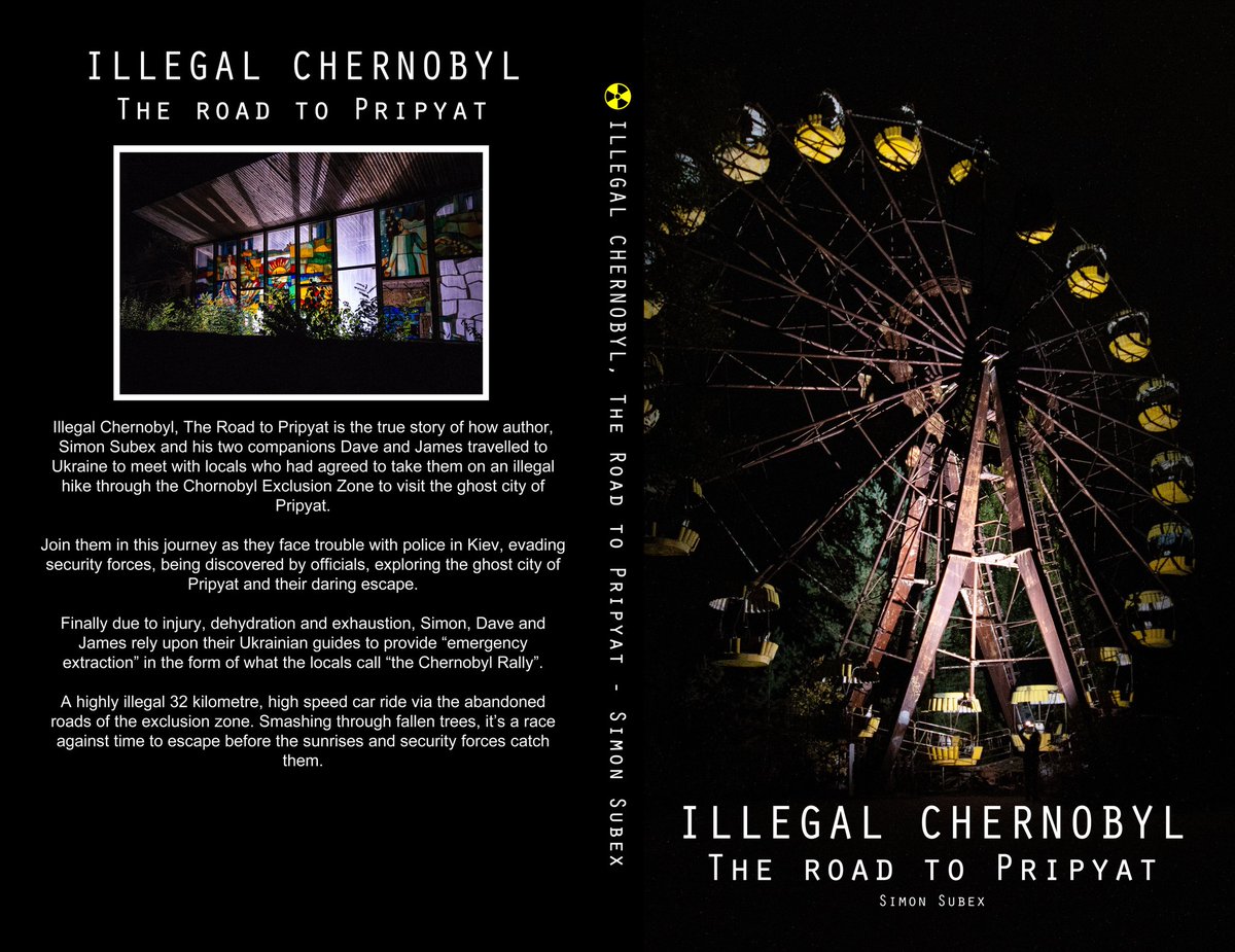 SubExploration's tweet photo. It is with great pleasure that I am now able to disclose and announce the upcoming release of my first book, "Illegal Chernobyl, the Road to Pripyat".
 #urbex #explore #exploring #subex #subexploration #tunnels  #decay #urbanexploring #underground #book #AuthorsOfTwitter  #author https://t.co/V86KHinwjl