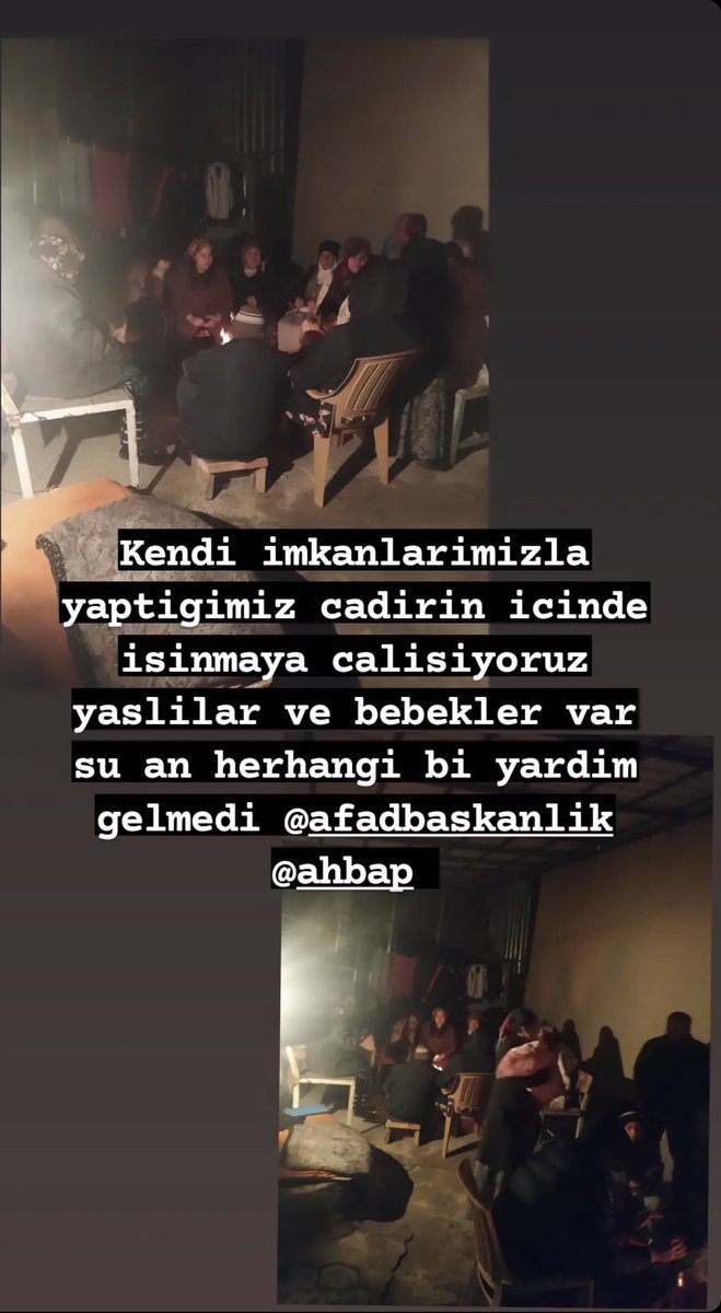dddmlklnc's tweet photo. Lütfen yardımcı olun paylaşın Elbistan’a yardım gelmedi henüz bir çok arkadaşımıza ulaşamıyoruz @haluklevent @AFADBaskanlik @ahbap @ahbapacil #Enkaz https://t.co/2V3lpV5QXt
