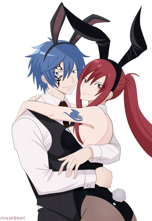 rneteora's tweet photo. It's the year of the rabbit so I had to draw the bunny couple 🐰
#jerza #ジェラエル
#FAIRYTAIL #フェアリーテイル https://t.co/kdtrhOqvJW