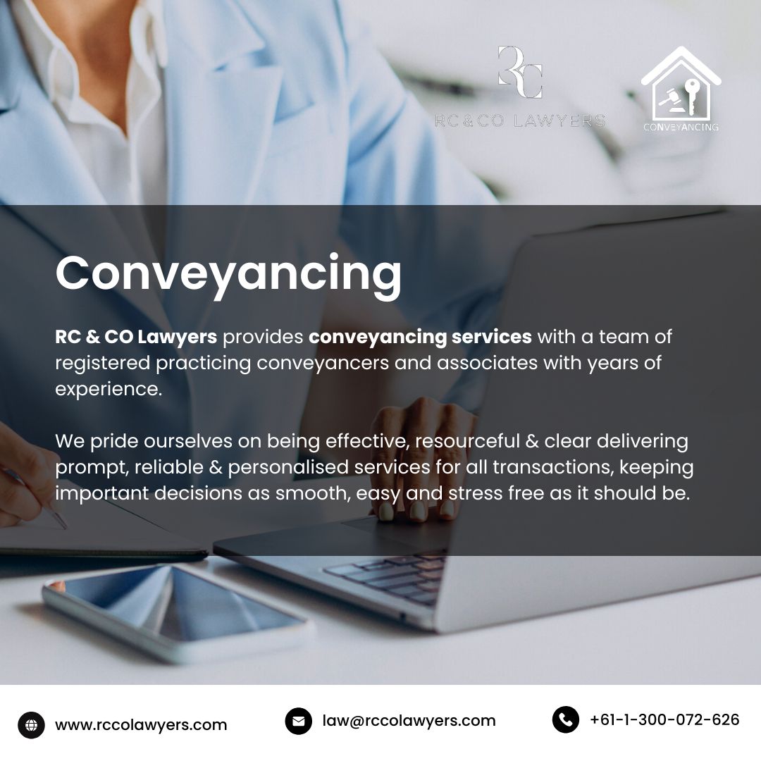 rcco_law's tweet photo. For legal advice, contact us at
Email | law@rccolawyers.com
LinkedIn | https://t.co/kPjFS260MD
Phone | +61 1 300 072 626
Visit our website | https://t.co/eVzCyI9ymh
#RCCO #RCCOLawyers #Australia #AUS #LegalServices #Conveyancing #RochelleCastro https://t.co/oQYKBTBXKt