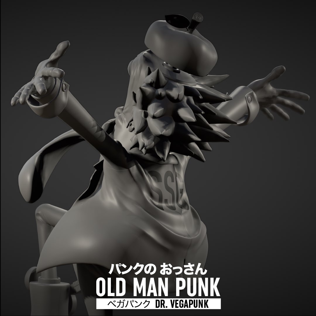 emcreativeworks's tweet photo. OLD MAN PUNK AKA DR. Vegapunk
My first work in 3D. It started while flying to Las Vegas on January.
#3dart #sculpting #figures #onepiece #rufy #vegapunk #nomadsculpt #egghead #manga #anime #eiichirooda  #oldmanpunk #Einstein #newton https://t.co/m3vKRHGzx2