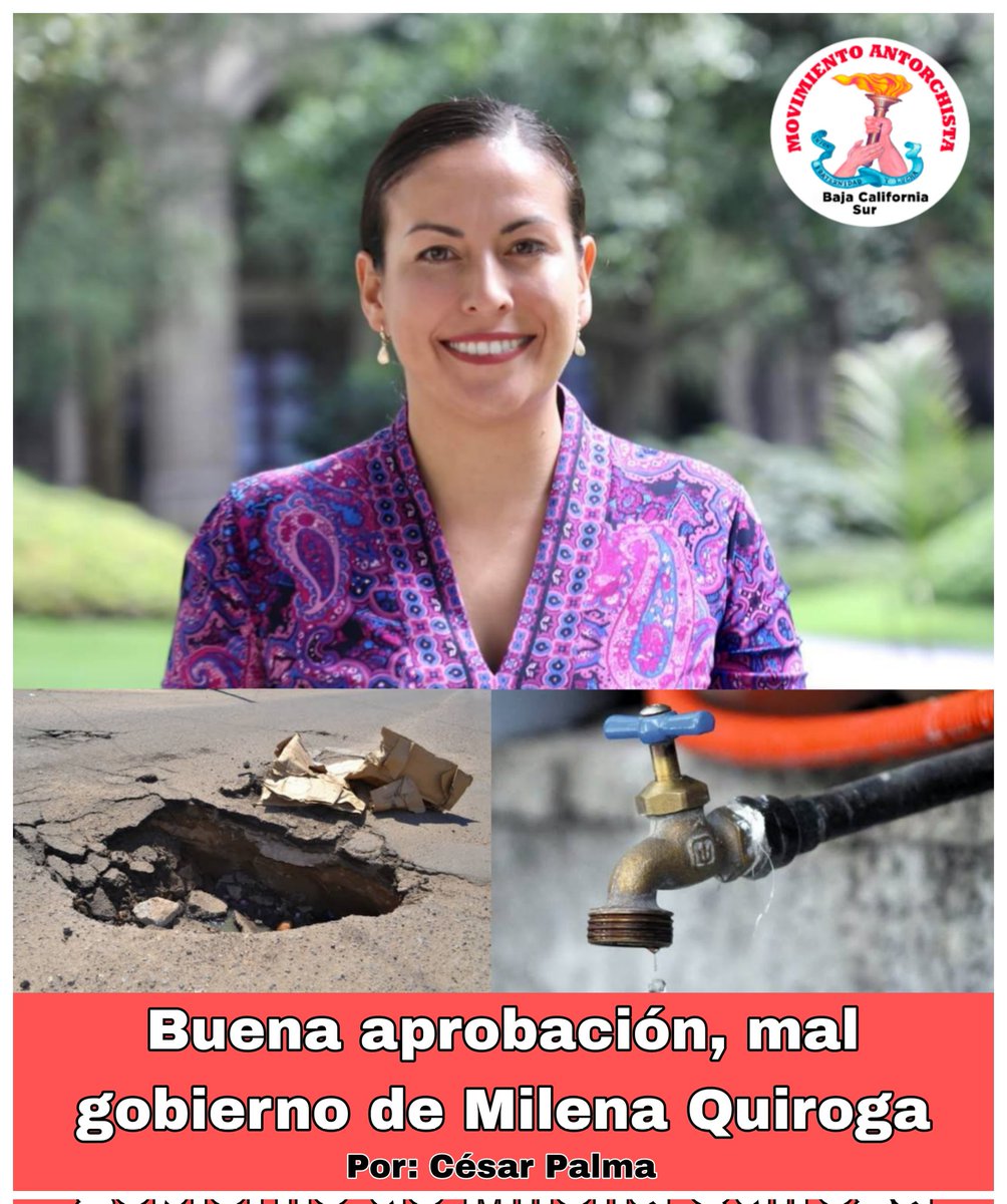 Amigos y compañeros, los invito a leer mi colaboración semanal, agradeciéndole de antemano el tiempo que se toma en ello:
Buena aprobación, mal gobierno de Milena Quiroga
<a href="/HXVIIAyto_LaPaz/">H. XVIII Ayuntamiento de La Paz, BCS</a>
<a href="/quirogamilena_/">Milena Quiroga</a>
<a href="/VictorCastroCos/">Víctor Castro</a>
<a href="/GobBCS/">Gobierno de BCS</a>
Saludos.
m.facebook.com/story.php?stor…