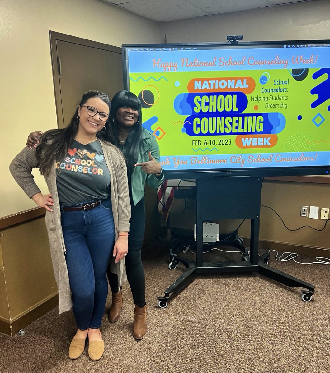 MsR_Bmore's tweet photo. The one &amp; only @SuzieWesh never fails to bring the hype when it comes to honoring her #SchoolCounselors !! Thank YOU, Suzie, for showing us all the love this #NSCW and for all you do for us - every day, all year round! 💛#NSCW23 #Scchat #SchoolCounseling #BmoreDoMore https://t.co/h1YmcDS5MF