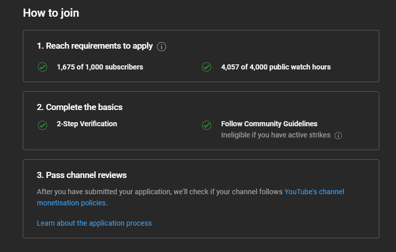 Arlus's tweet photo. A year ago i lost monetisation on my old channel for being innactive. In 3 months I started a new channel from scratch I got it back. time to get #breadup https://t.co/blTL0nMEvK