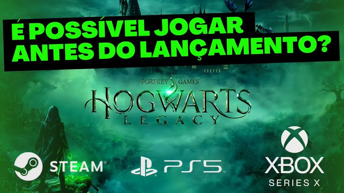 jwillians's tweet photo. Vídeo novo no canal! 

É possível jogar Hogwarts Legacy antes do lançamento? 

https://t.co/0exOVT4QKW https://t.co/jPZTY6d4Un