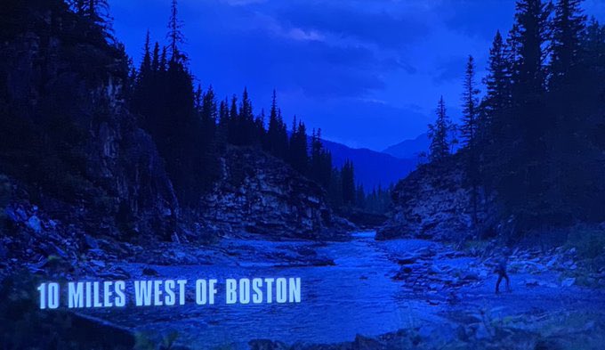 ZachValencia7's tweet photo. What they say is 10 miles west of boston versus what actually is… https://t.co/O6g6BSQ2T9