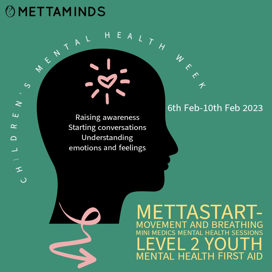 #ChildrensMentalHealthWeek #childrensmentalhealthweek2023 
<a href="/mettaminds/">Mettaminds</a> is launching exciting programmes for 5-14 year olds.  Raising awareness, exploring mental health and starting conversations <a href="/SGOsWolverhamp1/">SGO Wolverhampton</a> <a href="/SGO_DudleyNorth/">Luke Philpotts</a> <a href="/StreetlySGO/">Streetly SGO</a> @Birmingham_SGO <a href="/sandwell_games/">Sandwell School Games Organisers</a>