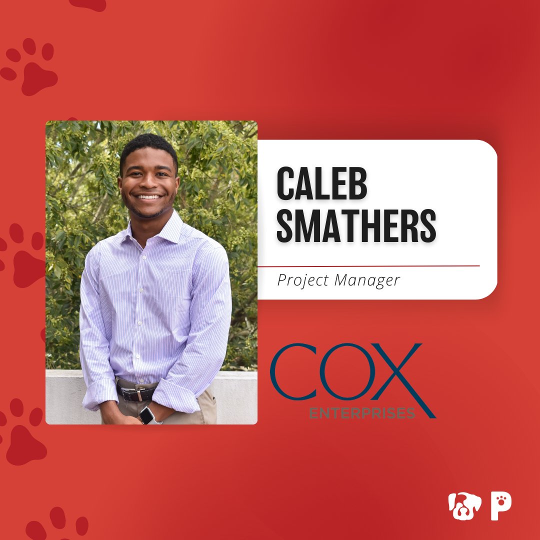 For the next few weeks we will be shouting out some “Good Dogs” for their work at Talking Dog! First up is Caleb Smathers, the Project Manager for Cox. Great work leading your team this semester, Caleb 🙌🐶