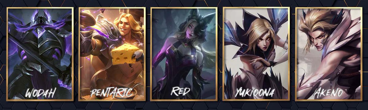 E vamos de anúncio da line up ?

Ficamos assim para jogar esse split da empoliga trad B

Na top laner, o gigante <a href="/HereWodaH/">WodaH</a>
Na jungle, nosso querido <a href="/Rafael97487654/">taricao da massa</a>
Na mid laner, a chefinha <a href="/redzinhalol/">Red</a>
Na bot lane, frio e calculista @Nixxlol1
E como support, the little <a href="/vavawp/">Vavá</a>