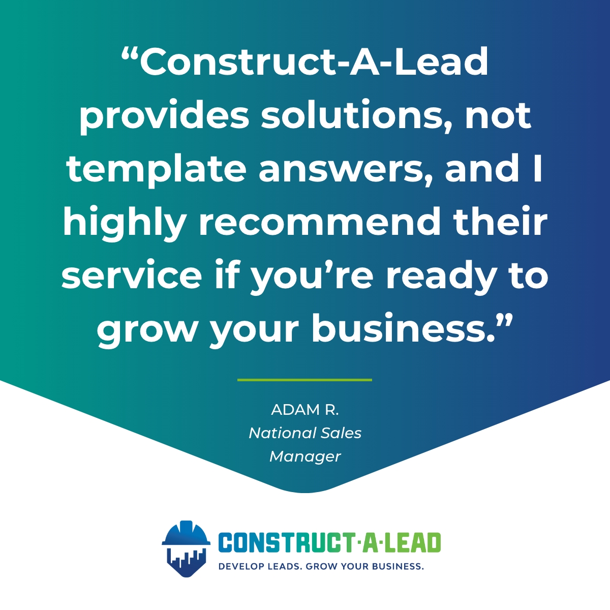 Construct-A-Lead tweet media