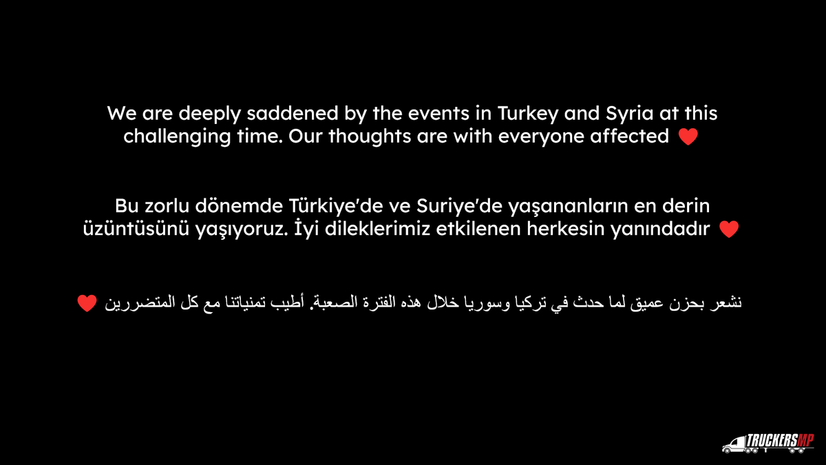 TruckersMP tweet media