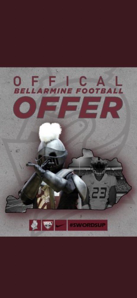 Blesses to receive an offer to play SPRINT football at Bellarmine University‼️‼️ <a href="/Coach_Perry1/">Kyle Perry</a>