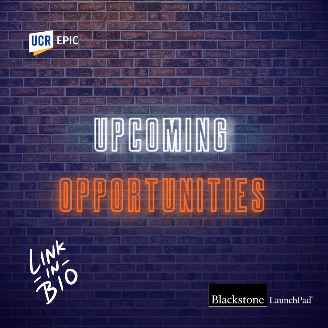 LaunchpadUcr's tweet photo. Hello Highlanders! A few upcoming opportunities that you cannot miss out! Our own Zero to Entrepreneur in 6 months is a free #entrepreneurship program. The deadline for applying to UC Launch Accelerator is tomorrow, apply now! For more info, visit🔗 in bio. https://t.co/jJg8abCtQ7