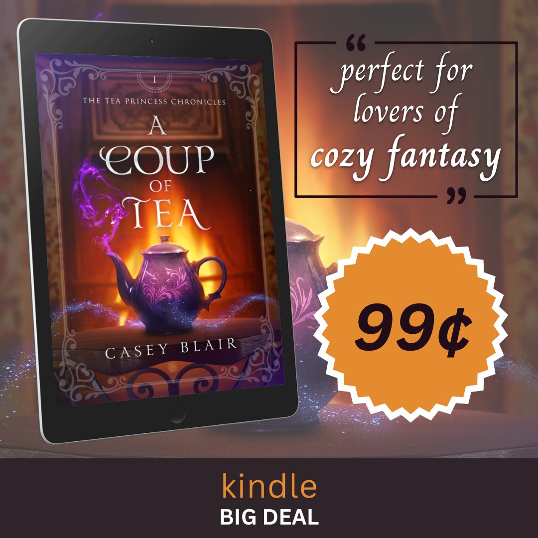 Thrilled to announce that A COUP OF TEA was selected as part of this week's Kindle Big Deal!

If you know the #KindleDailyDeal, it's like that, but ALL WEEK.
