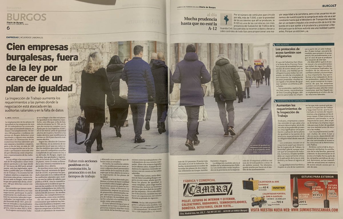 _DATACONSULTING's tweet photo. Agradecemos a @diariodeburgos y @lahojadelarce por contar con nosotros para hacer una valoración de la situación y actual #planesdeigualdad y #protocolodeacoso  
Más información o asesoramiento sobre la materia: 947041011 o igualdad@data-consulting.es https://t.co/TJcsdUmY2a