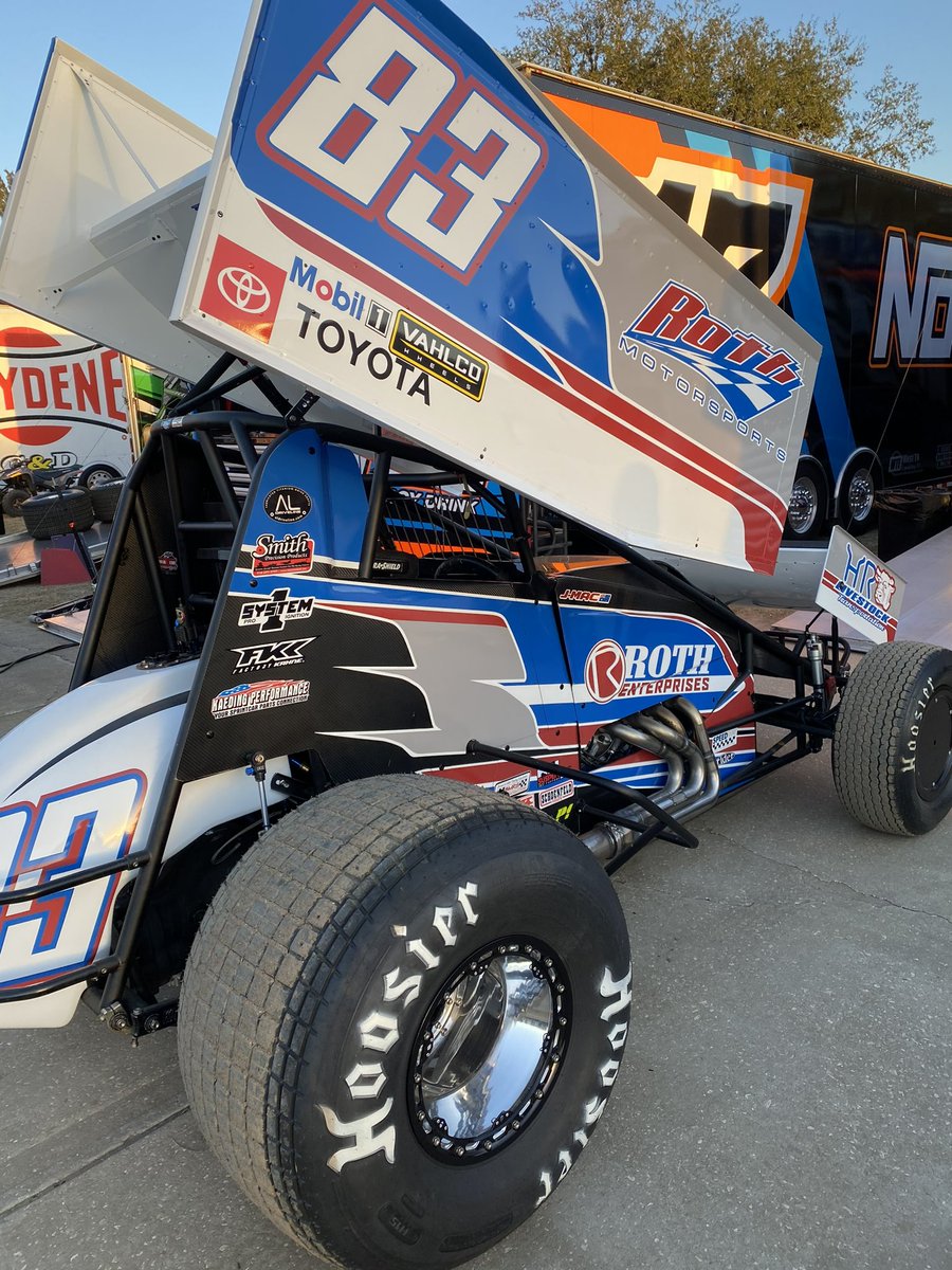RothMotorsports's tweet photo. Itβs great to be back at the track, as we are set for a test night at Volusia!
Just an FYI, if you happen to see us with the hood off and changing engines, itβs simply us testing multiple engines tonight, and no cause for concern.
Lets go!
#TeamToyota
#Roth83 https://t.co/d243C8WskI