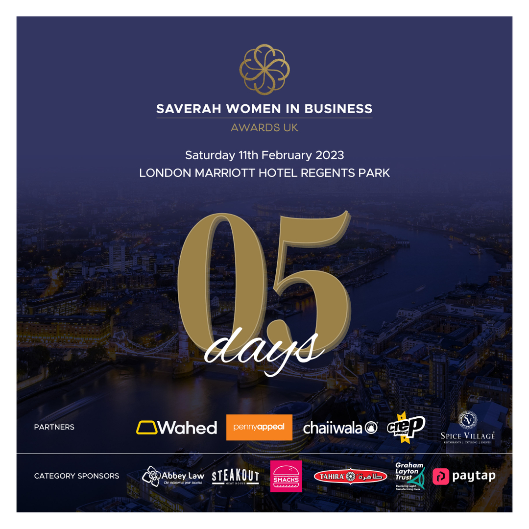 5 Days Left!

saverahwomeninbusiness.com