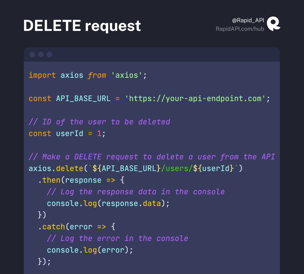 How to use Axios to make API requests.

Thread 🧵👇
